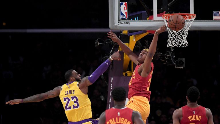 at Staples Center on November 29, 2018 in Los Angeles, California.  NOTE TO USER: User expressly acknowledges and agrees that, by downloading and or using this photograph, User is consenting to the terms and conditions of the Getty Images License Agreement. 