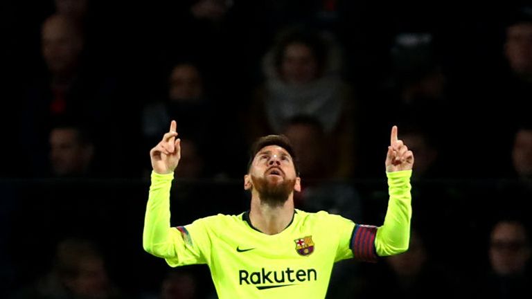 Lionel Messi scored Barcelona's opener