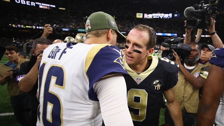 NEW ORLEANS, LA - NOVEMBER 04:  during the fourth quarter of the game against the Los Angeles Rams at Mercedes-Benz Superdome on November 4, 2018 in New Orleans, Louisiana.  (Photo by Gregory Shamus/Getty Images)