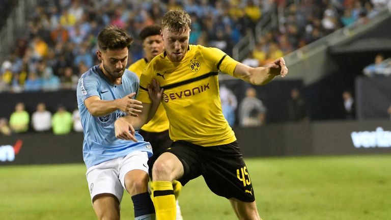 CHICAGO, IL - JULY 20: on July 20, 2018 at Soldier Field  in Chicago, Illinois. Borussia Dortmund won 1-0. (Photo by David Banks/Getty Images) *** Local Caption ***.