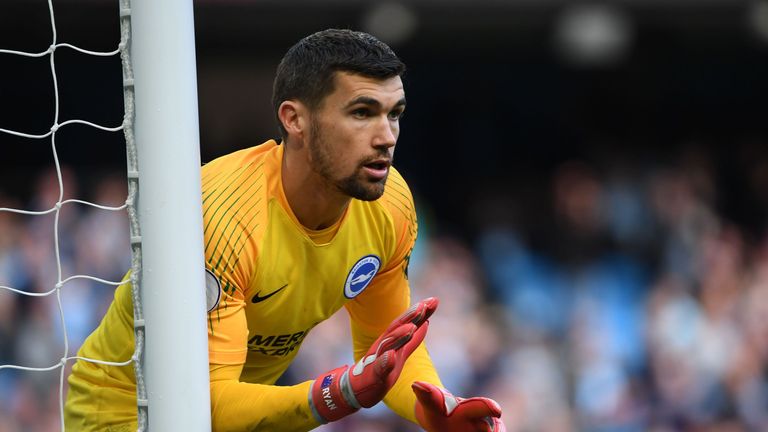 Mathew Ryan did not concede a goal in October for Brighton
