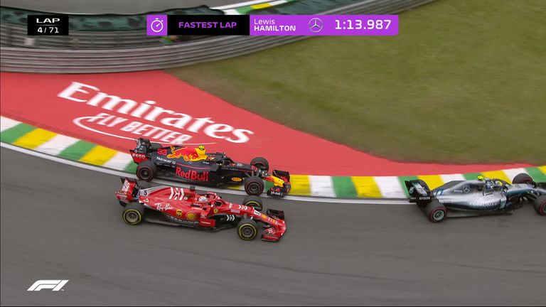 max overtakes vettel for third