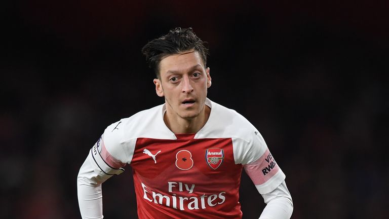 Mesut Ozil signed a new three-and-a-half-year deal at Arsenal in February 2018