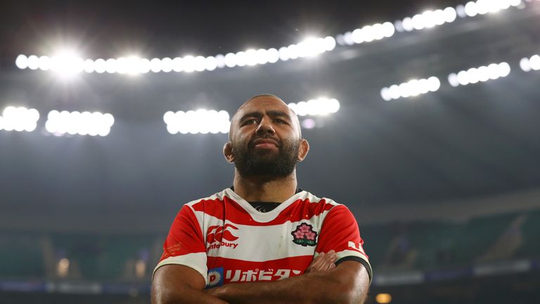  during the Quilter International match between England and Japan at Twickenham Stadium on November 17, 2018 in London, United Kingdom.