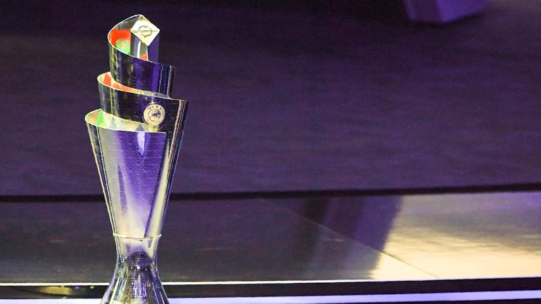 UEFA Nations League trophy 