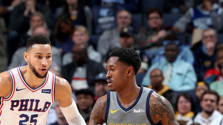 NBA Grizzlies v 76ers