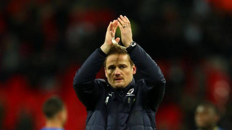  during The Emirates FA Cup Third Round match between Tottenham Hotspur and AFC Wimbledon at Wembley Stadium on January 7, 2018 in London, England.