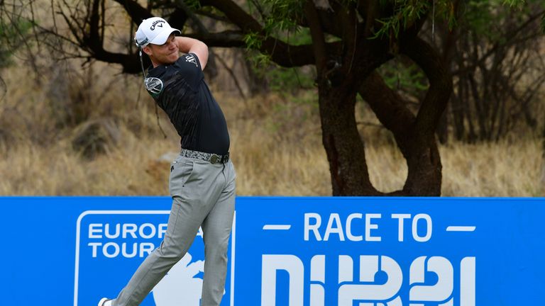  during day one of the Nedbank Golf Challenge at Gary Player Golf Course on November 8, 2018 in Sun City, South Africa.