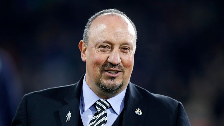 Newcastle manager Rafael Benitez prior to the match at Burnley