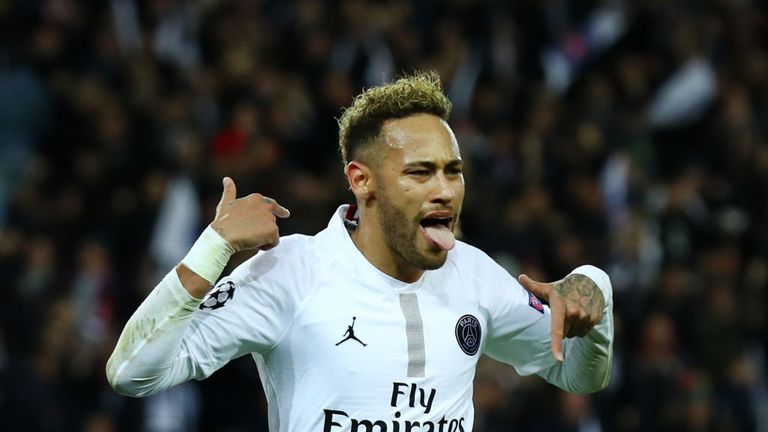 Neymar scored PSG's second