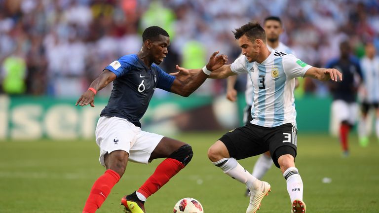 Tagliafico played all but 10 minutes of Argentina's World Cup campaign