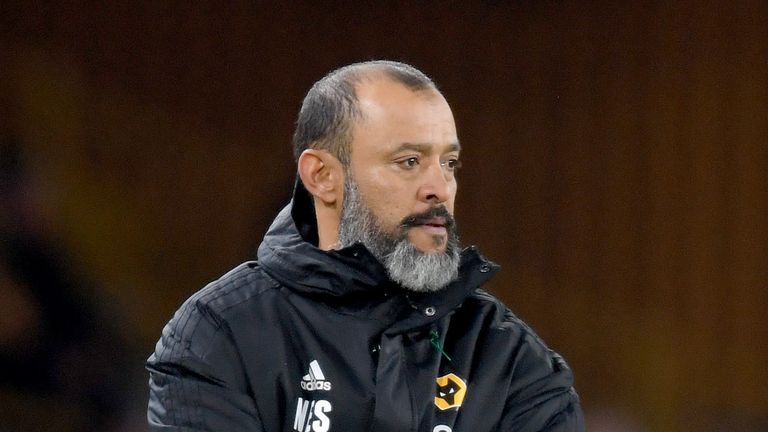 Wolves manager Nuno Espirito Santo