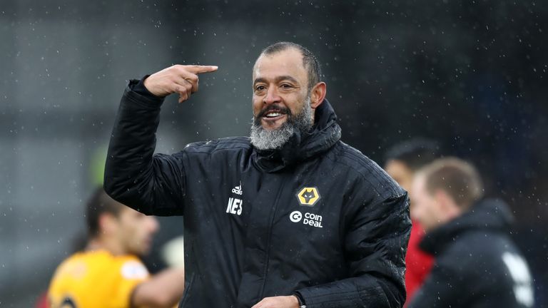 Nuno Espirito Santo during the Premier League match between Crystal Palace and Wolverhampton Wanderers at Selhurst Park on October 6, 2018 in London, United Kingdom.