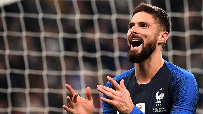 Olivier Giroud nets winner for France