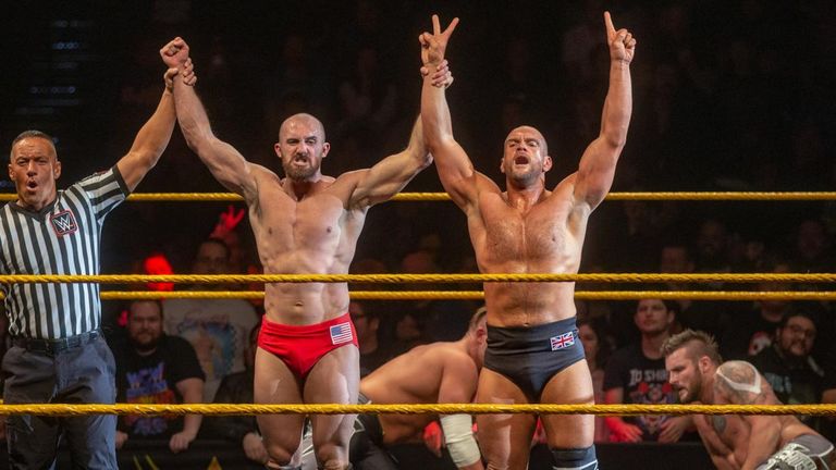 Oney Lorcan and his British partner Danny Burch secured a big win over The Mighty on NXT