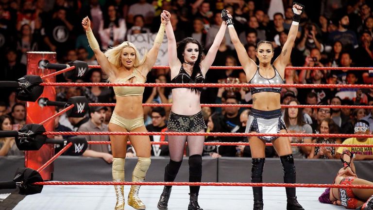 Paige returned to the ring in December 2017 as the leader of the Absolution faction but suffered her career-ending injury on Boxing Day that same year