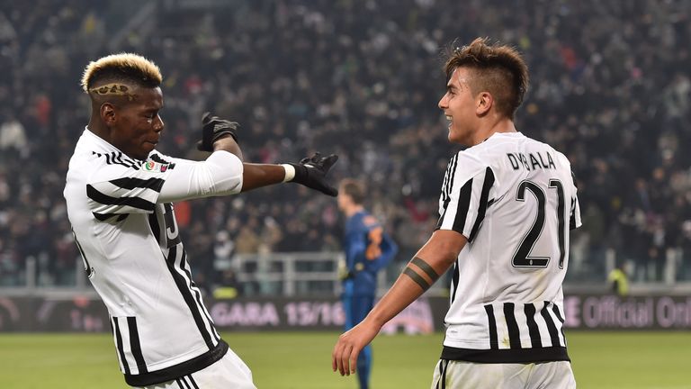 Paul Pogba is good friends with former Juventus team-mate Paulo Dybala