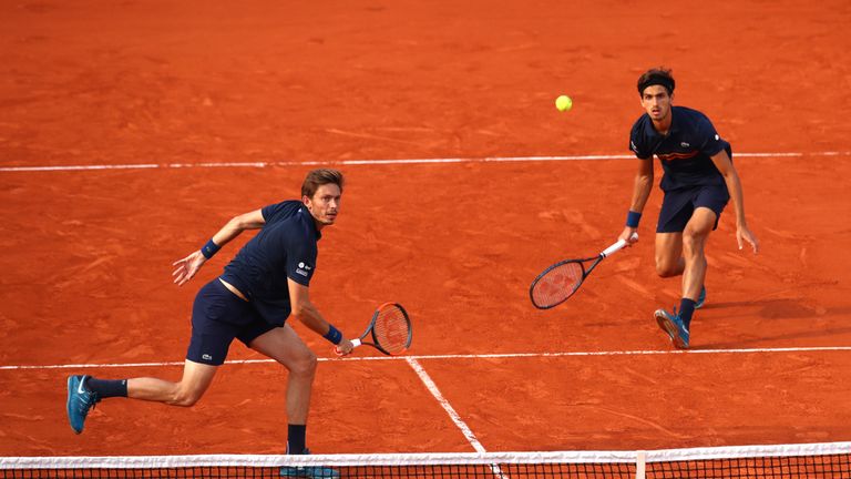  Pierre-Hugues Herbert and Nicolas Mahut will be hoping to replicate their French Open glory at the O2 Arena 