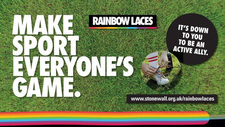 Rainbow Laces, Stonewall poster, campaign activation 2018