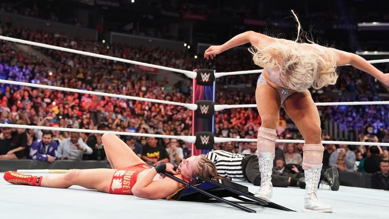 Ronda Rousey's injury status is not known after her highly physical Survivor Series match against Charlotte Flair