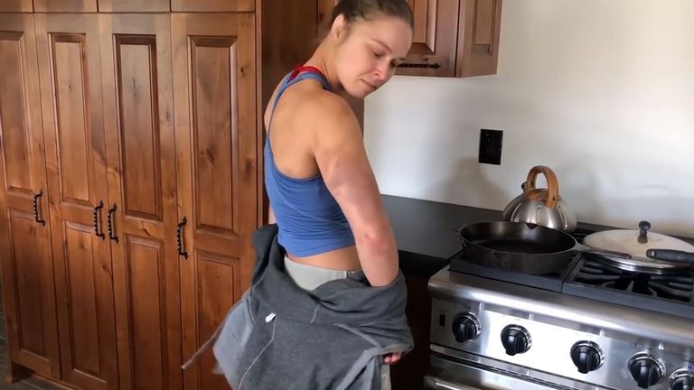 Ronda Rousey revealed her injuries suffered at the hands of Charlotte Flair at Survivor Series. Video courtesy of RondaRousey.com.