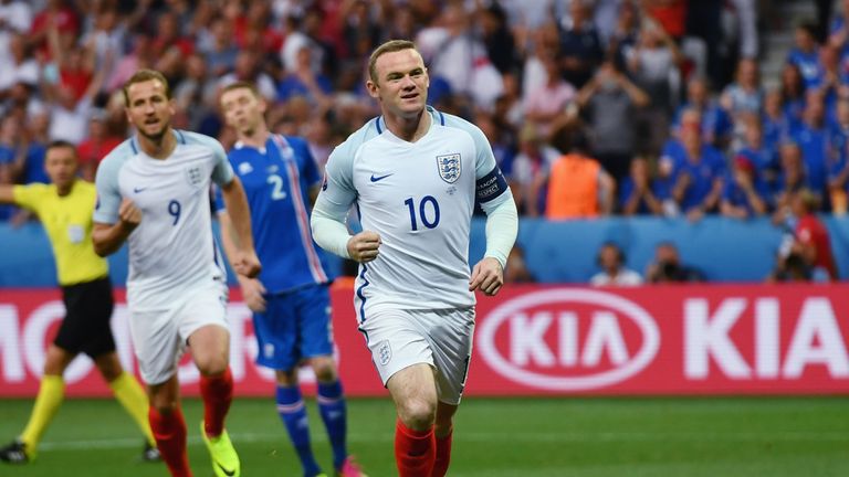 Wayne Rooney's last England goal came in 2016