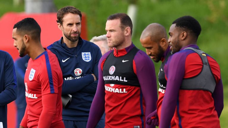 Wayne Rooney has revealed Gareth Southgate has asked him to address the players