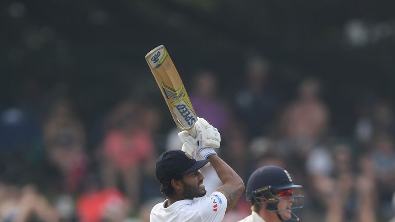 Roshen Silva batted superbly for his 85 to give Sri Lanka a lead