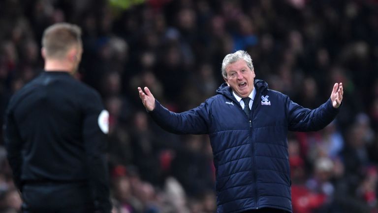  during the Premier League match between Manchester United and Crystal Palace at Old Trafford on November 24, 2018 in Manchester, United Kingdom.