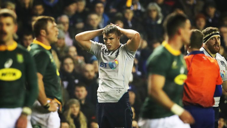 Scotland missed a good chance to level and they were made to pay by South Africa