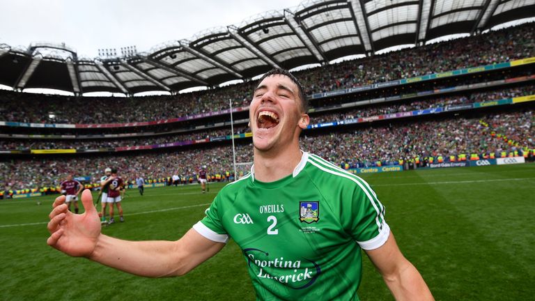 Sean Finn celebrates August's All-Ireland triumph