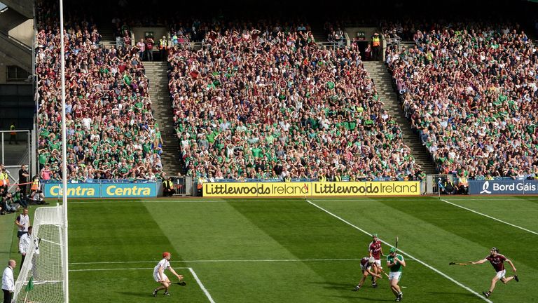 Dowling scores a crucial goal in the All-Ireland final against Galway