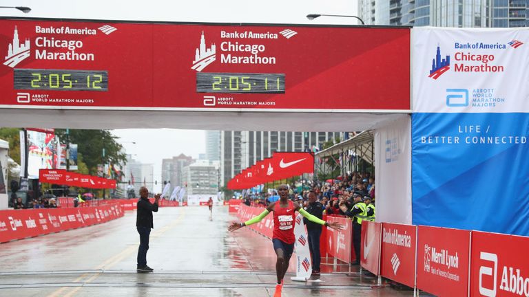 Chicago was Farah's first major marathon title