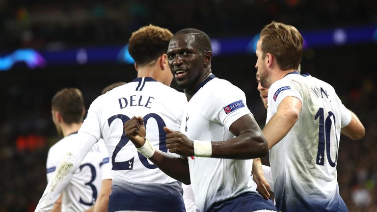  during the UEFA Champions League Group B match between Tottenham Hotspur and FC Internazionale at Wembley Stadium on November 28, 2018 in London, United Kingdom.