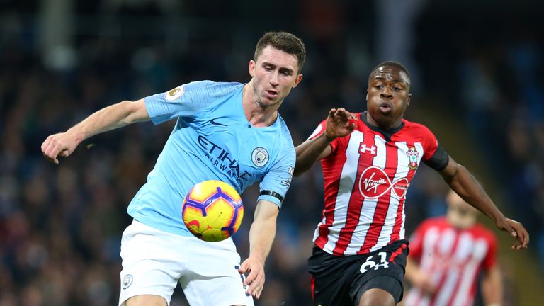 Michael Obafemi came on as a substitute in Southampton's 6-1 defeat to Manchester City
