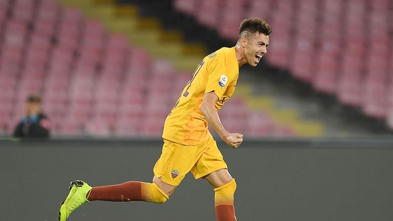Stephan El Shaarawy's brace helped Roma to a convincing win