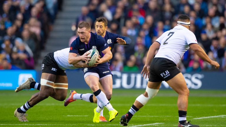 Stuart Hogg started in Scotland's win over Fiji on Saturday