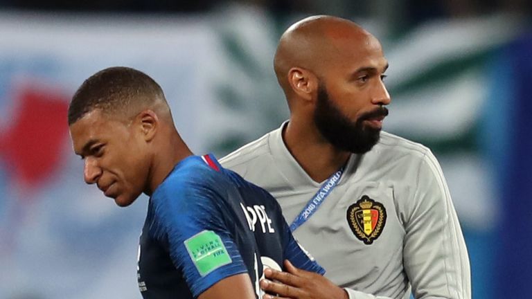 Thierry Henry Kylian Mbappe
