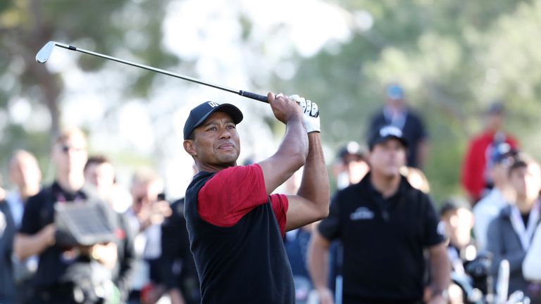 during The Match: Tiger vs Phil at Shadow Creek Golf Course on November 23, 2018 in Las Vegas, Nevada.