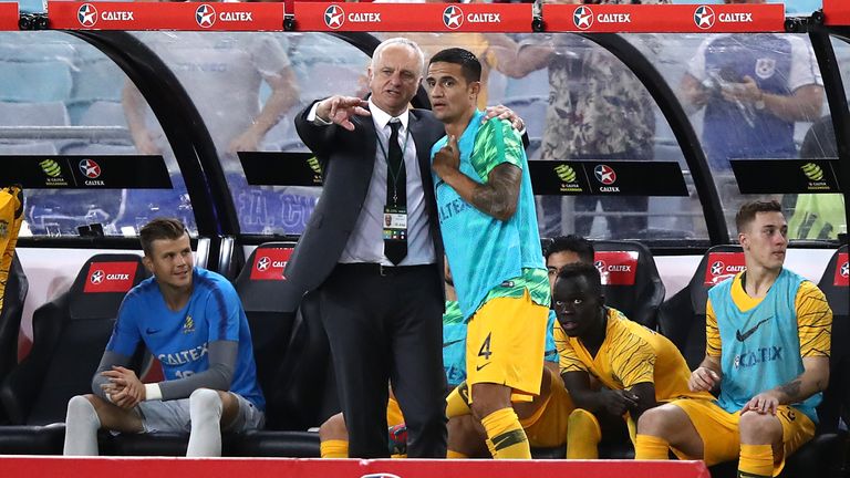 Tim Cahill made his final appearance off the bench