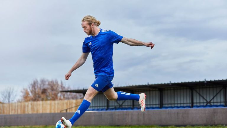 Everton's Tom Davies wears the new adidas COPA19, built to re-define touch