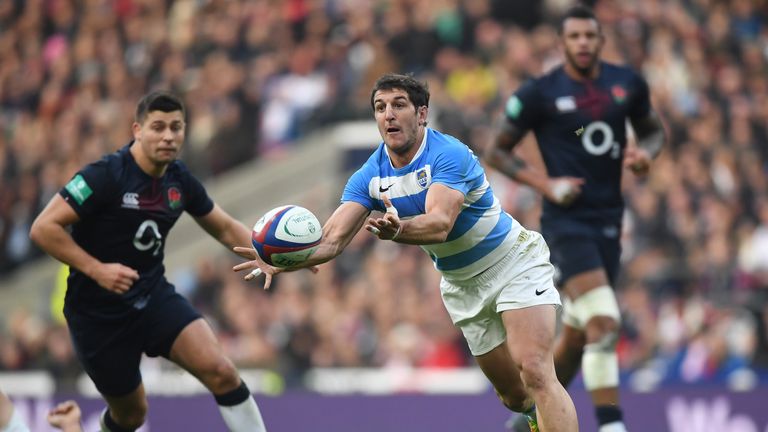 Tomas Cubelli  in action for Argentina