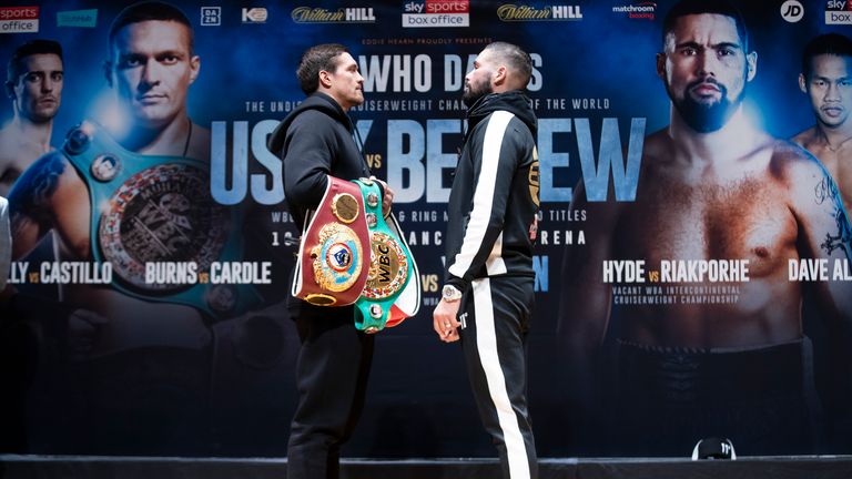 Oleksandr Usyk, Tony Bellew

