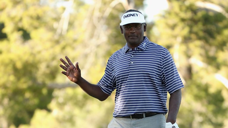 Vijay Singh during the final round of the Charles Schwab Cup Championship in Phoenix, Arizona