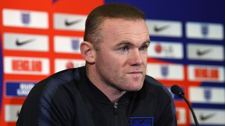 Wayne Rooney press