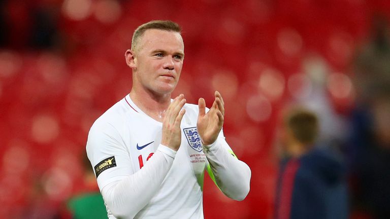 England's Wayne Rooney acknowledges the fans after the win over the USA