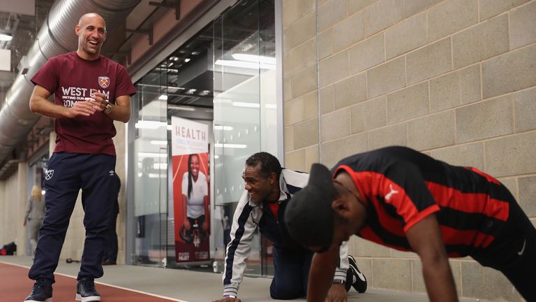during the The Players' Project Launch at London Stadium on November 7, 2018 in London, England.