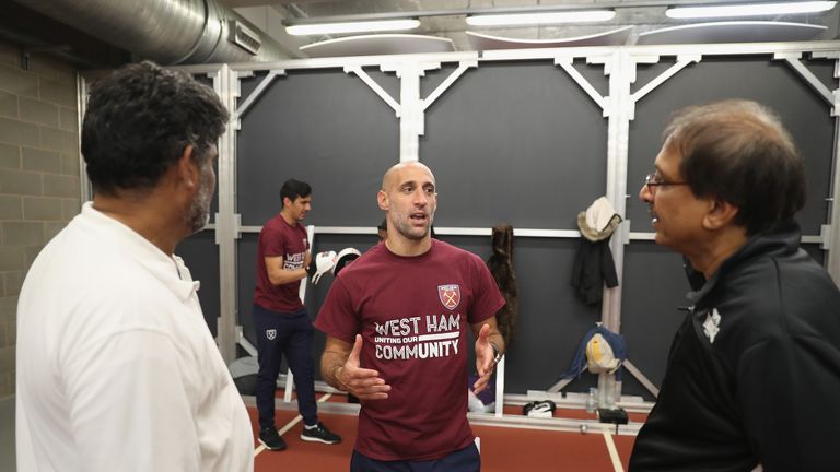 during the The Players' Project Launch at London Stadium on November 7, 2018 in London, England.