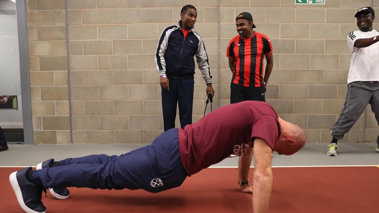 during the The Players' Project Launch at London Stadium on November 7, 2018 in London, England.