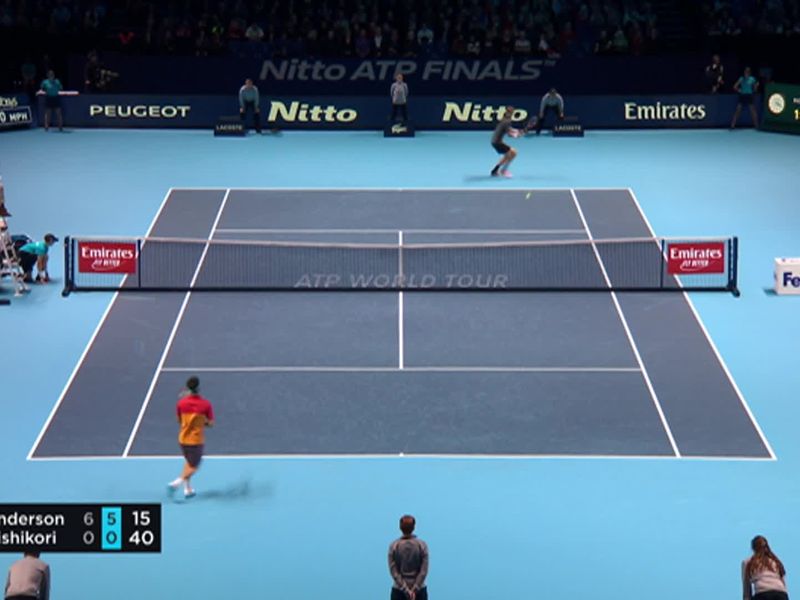 Kevin Anderson demolishes Kei Nishikori at ATP Finals in London